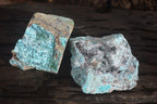 Natural Drusy Coated Chrysocolla & Malachite Dolomite Specimens x 7 From Congo - Toprock Gemstones and Minerals 