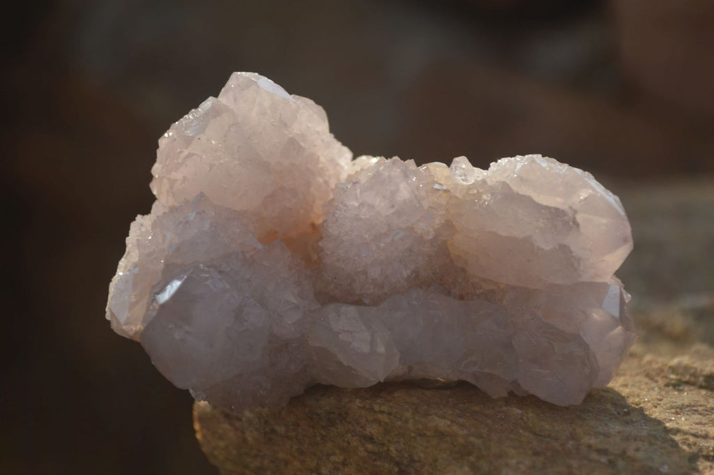 Natural Pale Lilac Spirit Quartz Clusters x 12 From Boekenhouthoek, South Africa - Toprock Gemstones and Minerals 