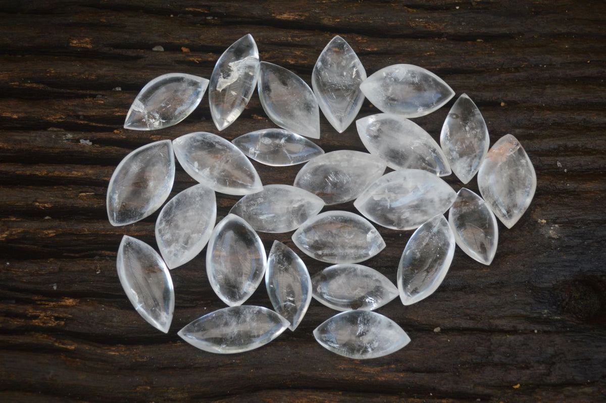 Polished Clear Quartz Angel Tears  x 24 From Madagascar - Toprock Gemstones and Minerals 