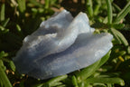 Natural Etched Blue Chalcedony Specimens  x 4 From Nsanje, Malawi - Toprock Gemstones and Minerals 