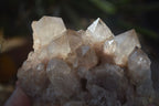 Natural Cascading Smokey Quartz Clusters x 2 From Luena, Congo - Toprock Gemstones and Minerals 