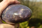 Polished Purple Lepidolite With Pink Tourmaline Standing Free Forms x 2 From Madagascar - TopRock