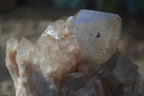 Natural Cascading White Phantom Smokey Quartz Clusters x 2 From Luena, Congo - Toprock Gemstones and Minerals 