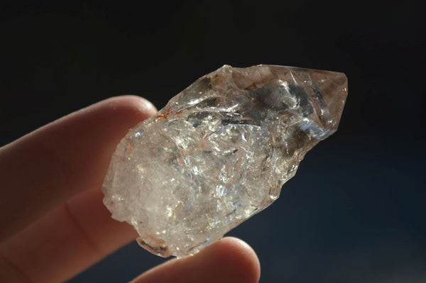 Natural Lovely Mixed Selection Of Smokey Amethyst Crystals  x 12 From Brandberg, Namibia