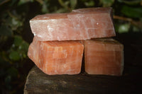 Natural New Sunset Orange Calcite Specimens  x 12 From Spitzkop, Namibia - Toprock Gemstones and Minerals 