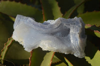 Natural Etched Blue Chalcedony Specimens  x 4 From Nsanje, Malawi - Toprock Gemstones and Minerals 