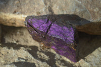 Natural Metallic Purpurite Cobbed Specimens x 4 From Erongo, Namibia - Toprock Gemstones and Minerals 