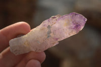 Natural Long Amethyst Crystals  x 12 From Chiredzi, Zimbabwe - Toprock Gemstones and Minerals 