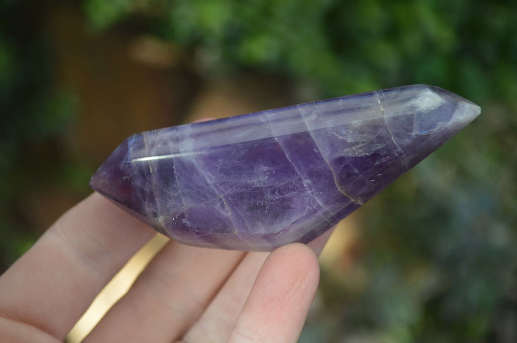 Polished Dream Amethyst Points x 4 From Madagascar - Toprock Gemstones and Minerals 