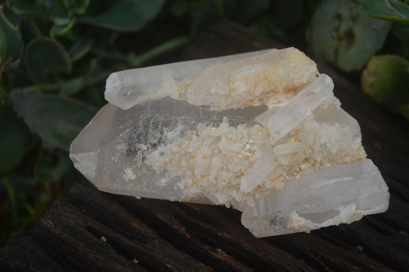 Natural Mixed Quartz Clusters  x 4 From Madagascar - Toprock Gemstones and Minerals 