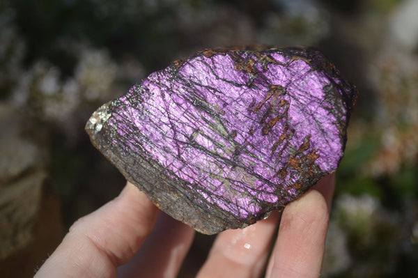 Natural Metallic Purpurite Cobbed Specimens x 4 From Erongo, Namibia - Toprock Gemstones and Minerals 