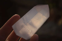 Polished Gemmy Rose Quartz Points x 6 From Antsirabe, Madagascar - Toprock Gemstones and Minerals 