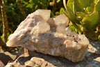 Natural Smokey Phantom Quartz Clusters  x 2 From Luena, Congo - TopRock