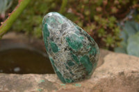 Polished Emerald In Matrix Standing Free Forms x 4 From Sandawana, Zimbabwe - TopRock