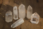 Polished Lovely Selection Of Clear Quartz Points x 6 From Madagascar - Toprock Gemstones and Minerals 