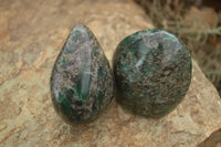 Polished Emerald In Matrix Standing Free Forms x 4 From Sandawana, Zimbabwe - TopRock