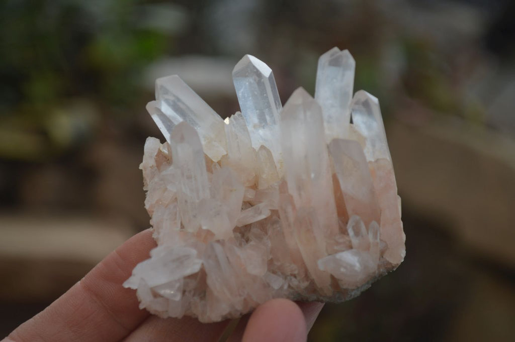 Natural Small Clear Quartz Clusters  x 24 From Madagascar - Toprock Gemstones and Minerals 