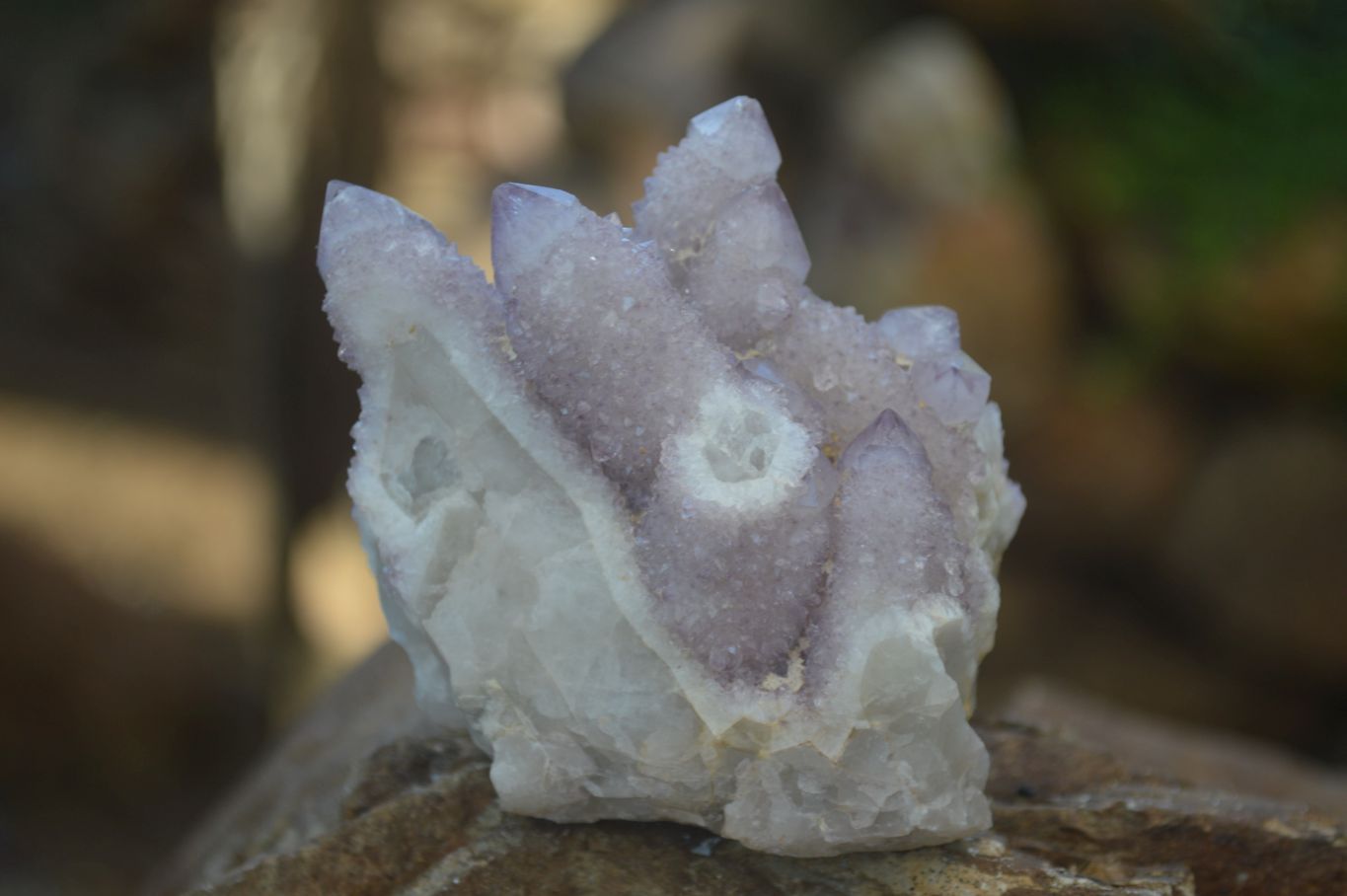 Natural Mixed Spirit Quartz Clusters  x 12 From Boekenhouthoek, South Africa - Toprock Gemstones and Minerals 