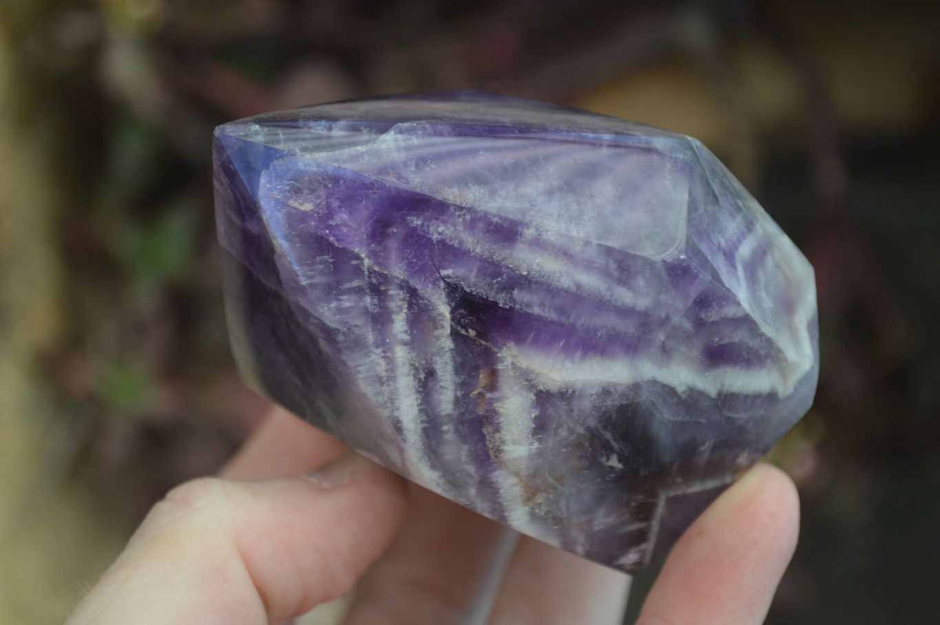 Polished Dream Amethyst Points x 4 From Madagascar - Toprock Gemstones and Minerals 