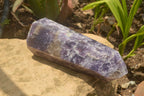 Polished Purple Lepidolite Mica Points  x 2 From Madagascar - TopRock