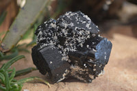 Natural Schorl Black Tourmaline Specimens x 6 From Erongo, Namibia
