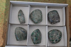 Polished Emerald In Matrix Standing Free Forms x 6 From Sandawana, Zimbabwe - TopRock