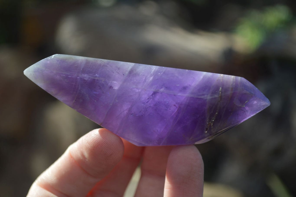 Polished Dream Amethyst Points x 4 From Madagascar - Toprock Gemstones and Minerals 