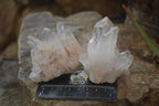 Natural Small Clear Quartz Clusters  x 24 From Madagascar - Toprock Gemstones and Minerals 