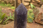 Polished Purple Lepidolite Mica Points  x 2 From Madagascar - TopRock