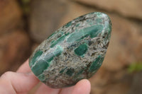Polished Emerald In Matrix Standing Free Forms x 4 From Sandawana, Zimbabwe - TopRock