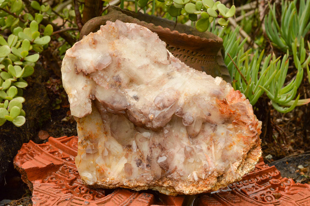 Natural Self Healed Red Hematoid Phantom Quartz Floater Specimen  x 1 From Karoi, Zimbabwe - TopRock