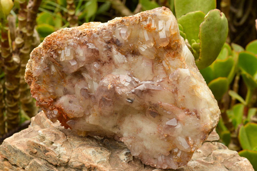 Natural Self Healed Red Hematoid Phantom Quartz Floater Specimen  x 1 From Karoi, Zimbabwe - TopRock