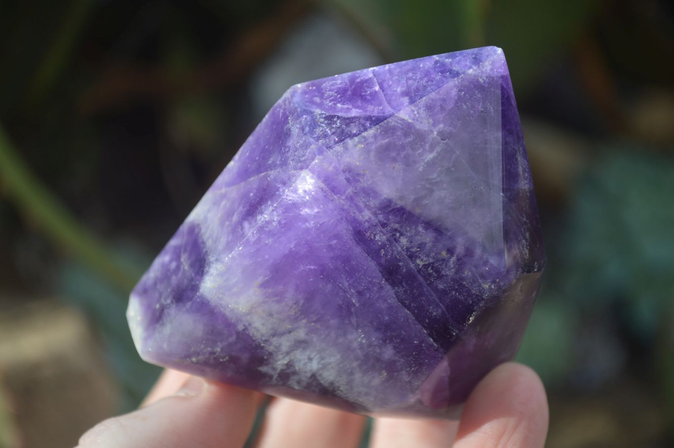 Polished Dream Amethyst Points x 4 From Madagascar - Toprock Gemstones and Minerals 