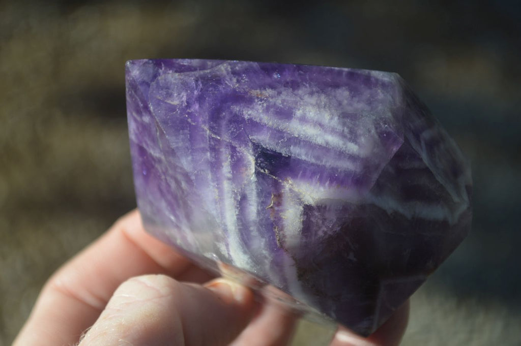Polished Dream Amethyst Points x 4 From Madagascar - Toprock Gemstones and Minerals 