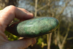 Polished Green Fuchsite Quartz Standing Free Forms x 2 From Madagascar - TopRock