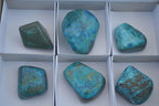 Polished Blue Shattuckite Free Forms  x 6 From Kaokoveld, Namibia - Toprock Gemstones and Minerals 