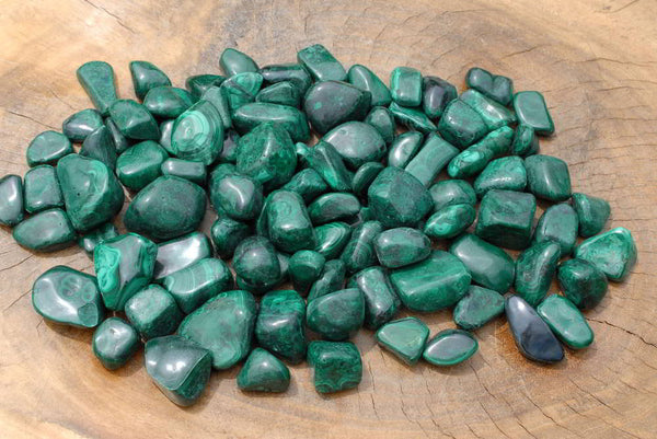 Polished Malachite Hand Finished Gallet Free Forms - sold per kg - From Congo - TopRock