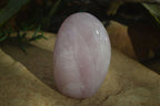 Polished Rose Quartz Standing Free Forms x 2 From Antsirabe, Madagascar - Toprock Gemstones and Minerals 