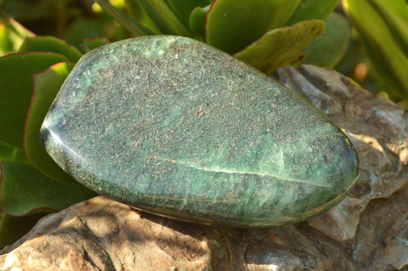 Polished Green Fuchsite Quartz Standing Free Forms x 2 From Madagascar - TopRock