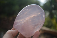 Polished Pink Rose Quartz Standing Free Forms x 2 From Ambatondrazaka, Madagascar - TopRock
