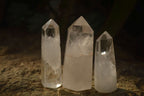 Polished Lovely Selection Of Clear Quartz Points x 6 From Madagascar - Toprock Gemstones and Minerals 