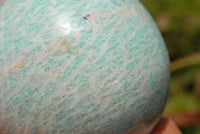 Polished Amazonite Spheres With Natural Flaws On One But Both Very Nice x 2 From Zimbabwe - TopRock