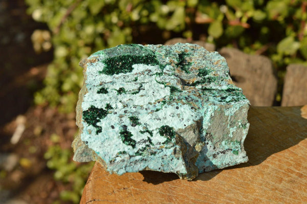 Natural Drusy Crystalline Chrysocolla With Malachite & Black Heterogenite x 8 From Likasi, Congo - TopRock