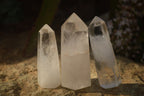 Polished Lovely Selection Of Clear Quartz Points x 6 From Madagascar - Toprock Gemstones and Minerals 