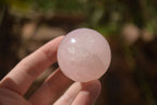 Polished Pink Rose Quartz Spheres  x 6 From Ambatondrazaka, Madagascar - TopRock