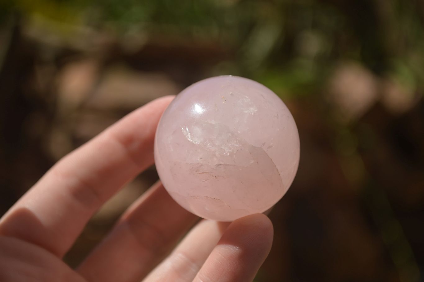Polished Pink Rose Quartz Spheres  x 6 From Ambatondrazaka, Madagascar - TopRock