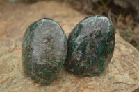 Polished Emerald In Matrix Standing Free Forms x 4 From Sandawana, Zimbabwe - TopRock