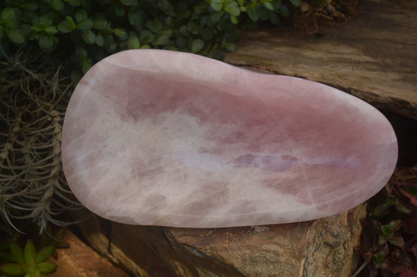 Polished Large Pink Rose Quartz Bowl  x 1 From Ambatondrazaka, Madagascar - Toprock Gemstones and Minerals 