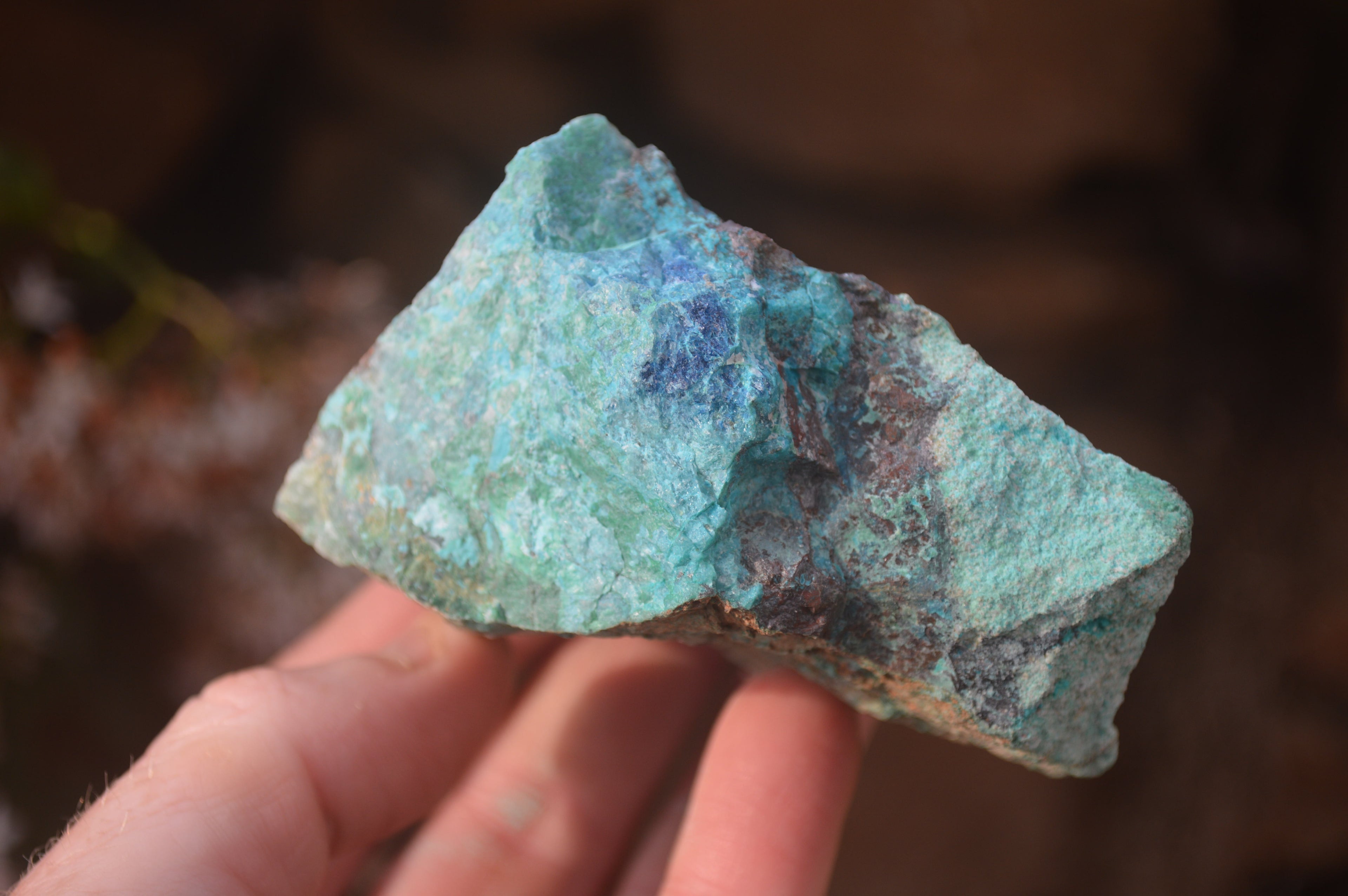 Natural Rough Shattuckite Cobbed Specimens x 12 From Kaokoveld, Namibia - Toprock Gemstones and Minerals 