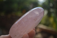 Polished Pink Rose Quartz Standing Free Forms x 2 From Ambatondrazaka, Madagascar - TopRock